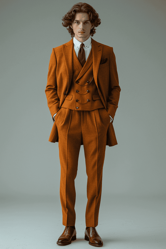Off-White Cashmere Blend Suit — Custom Made to Measure