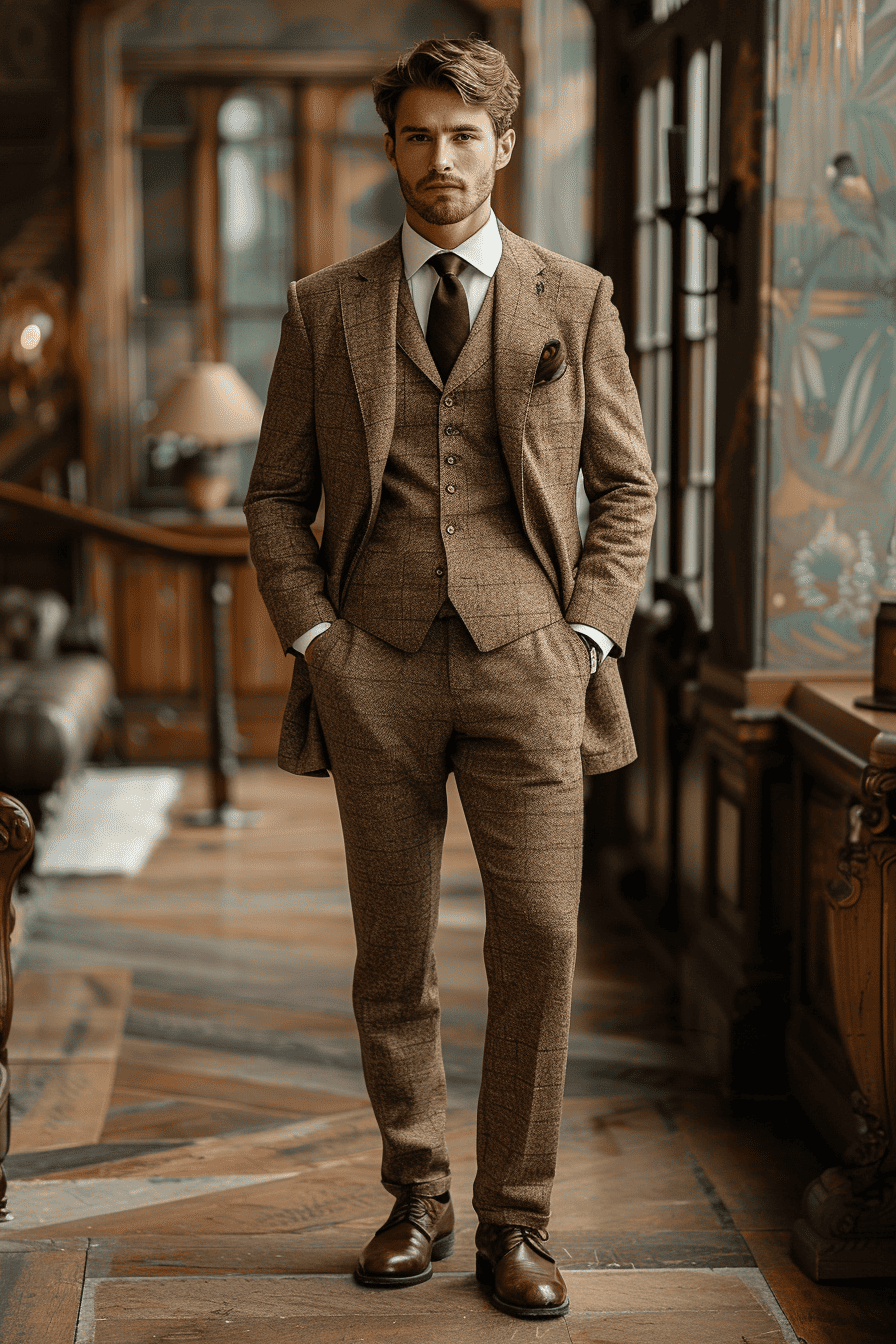 Sand Seersucker Suit — Custom Made to Measure