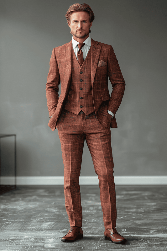 Seafoam Cotton Father of the Bride Suit — Custom Made