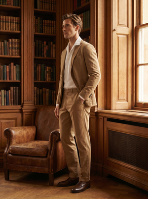 Tan Cotton Suit — Custom Made to Measure — 2