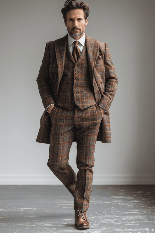 Warm Mustard Velvet Cocktail Party Suit — Custom Made to Measure