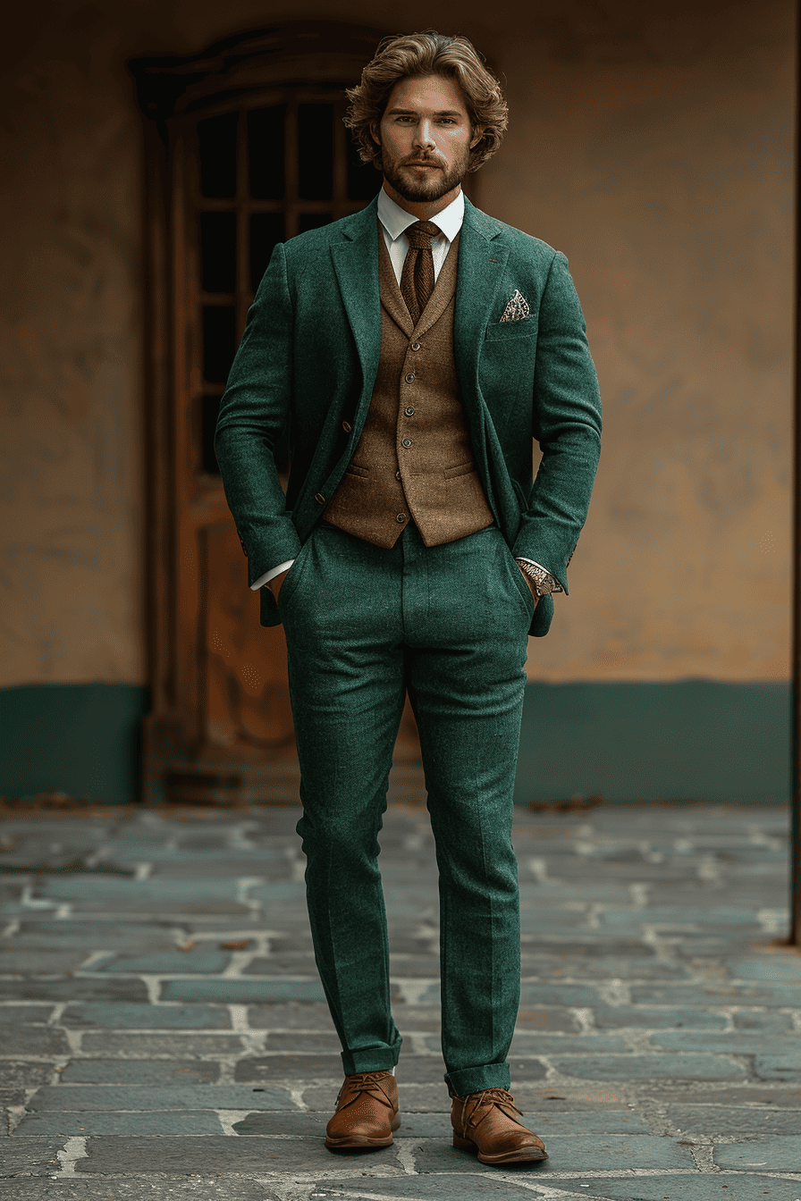 White Linen Graduation Suit — Custom Made to Measure