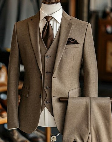 Brown Linen Suit – Custom Made & Made to Measure
